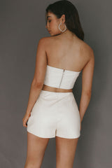 Audra Wrap Look Skorts Ivory