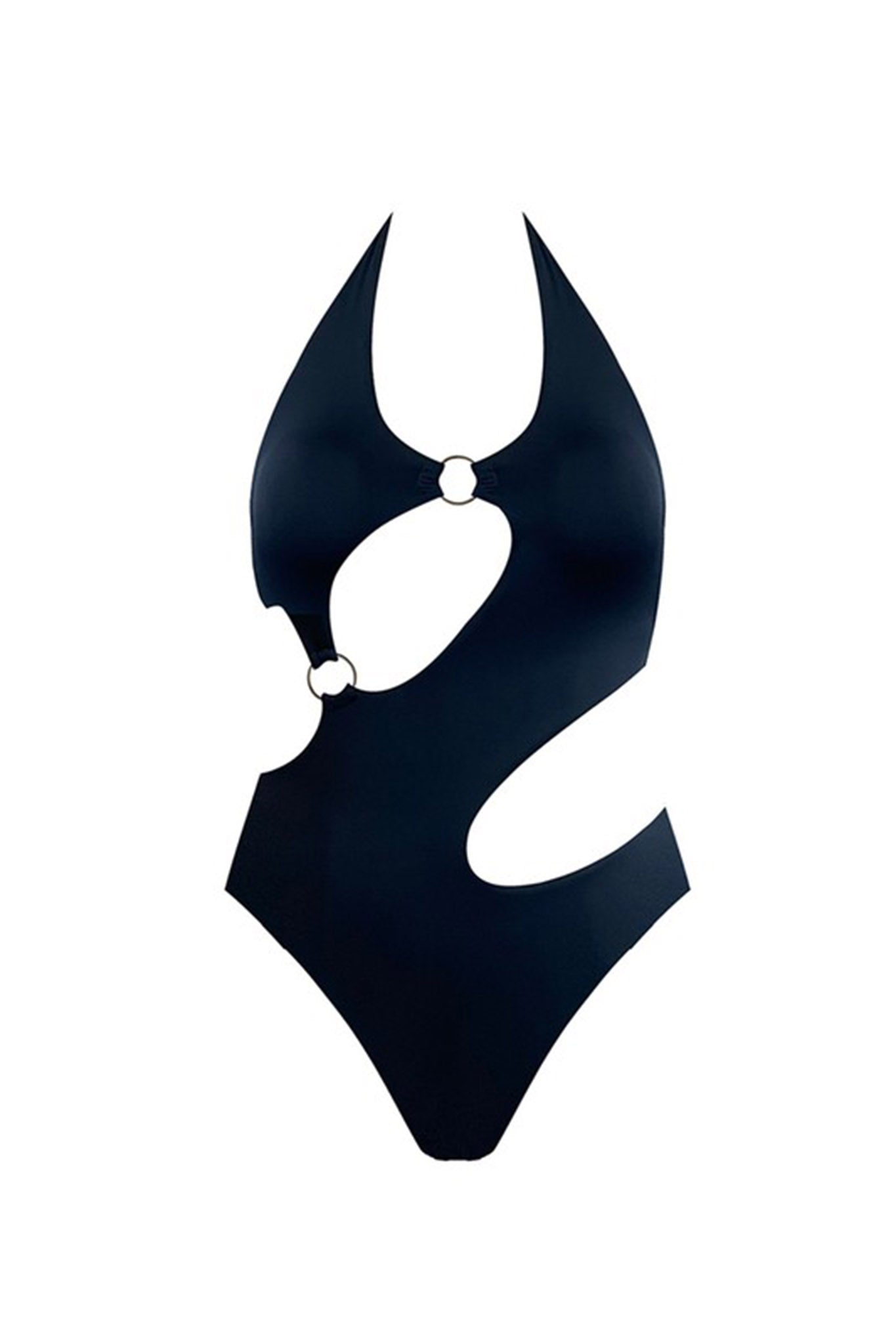 Cabo Cut-Out One Piece Swimsuit Black