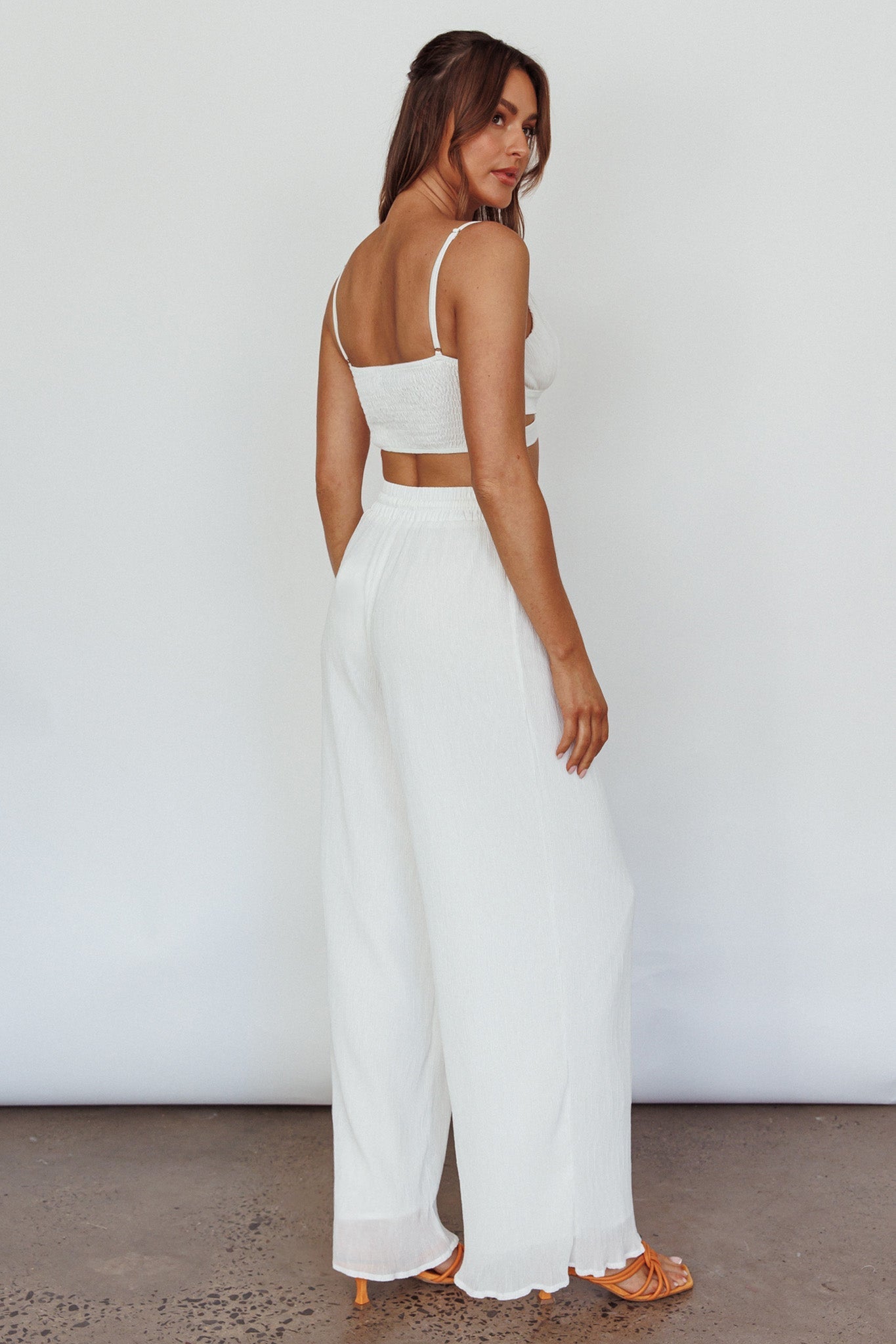 Cove Elasticated Pants Ivory
