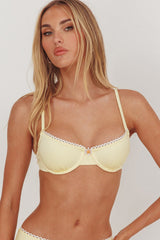 Cheerful Underwire Bikini Top Butter