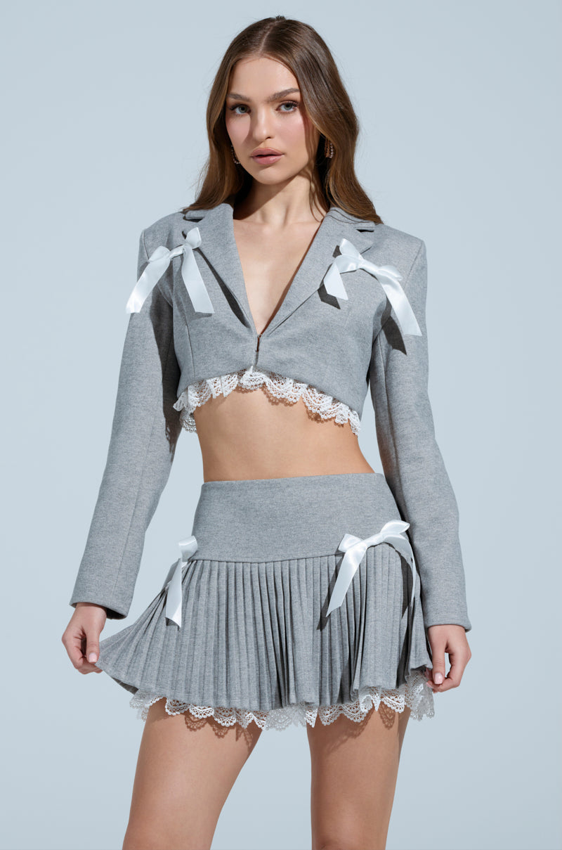 MARLEY LACE TRIM BLAZER