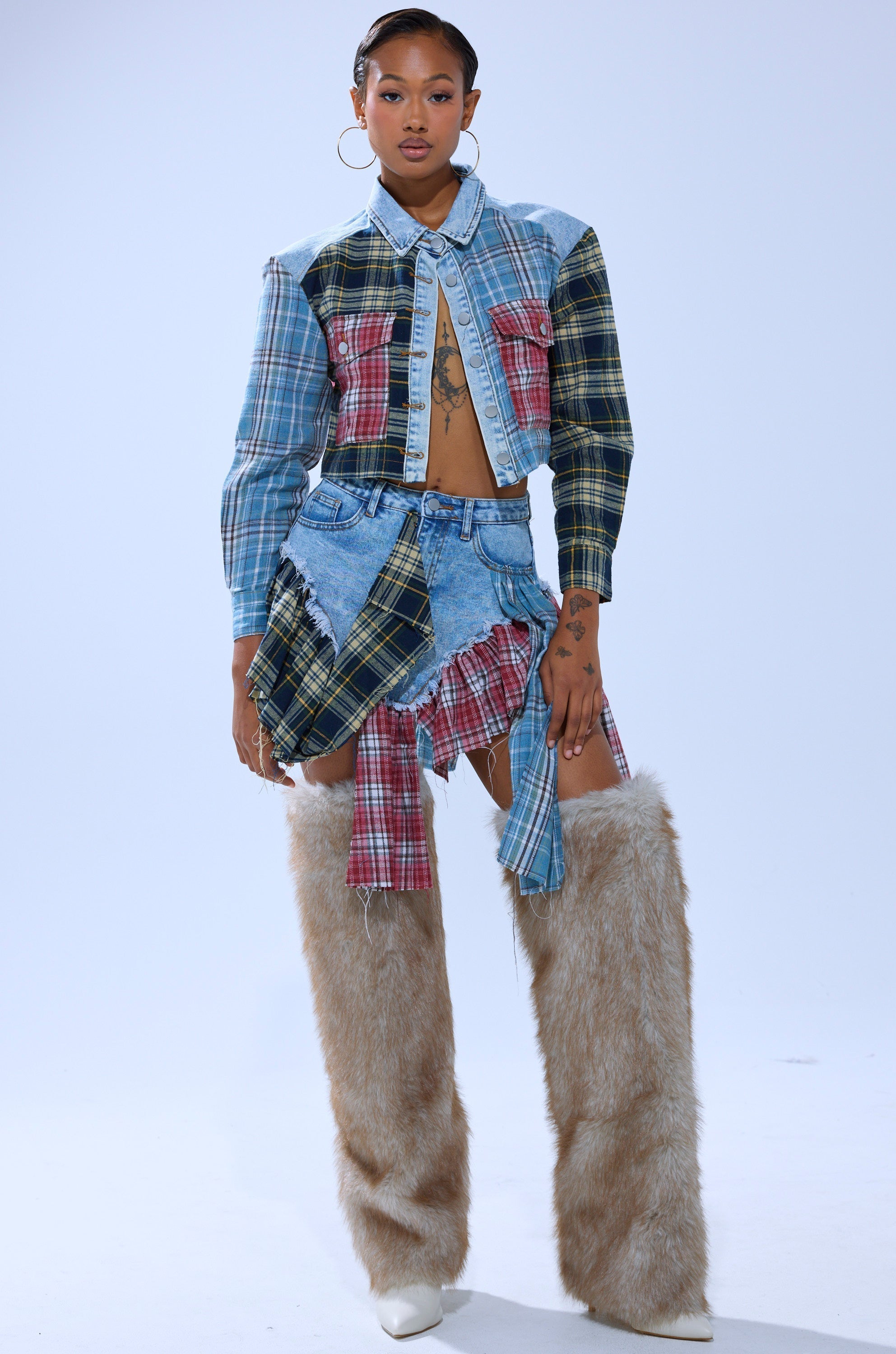 AUTUMN VIBES PLAID BUTTON DOWN