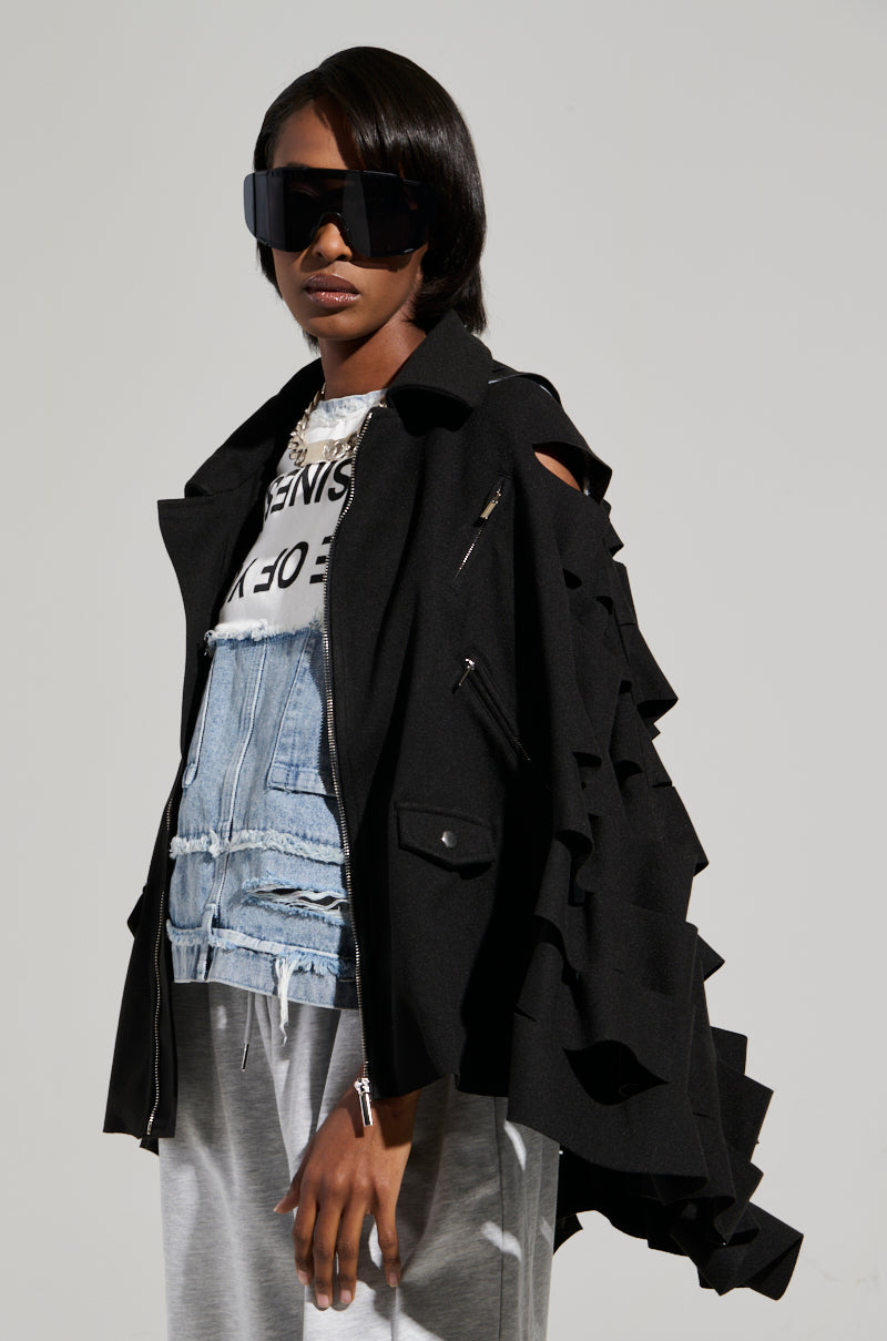 VALLE CUTOUT PONCHO