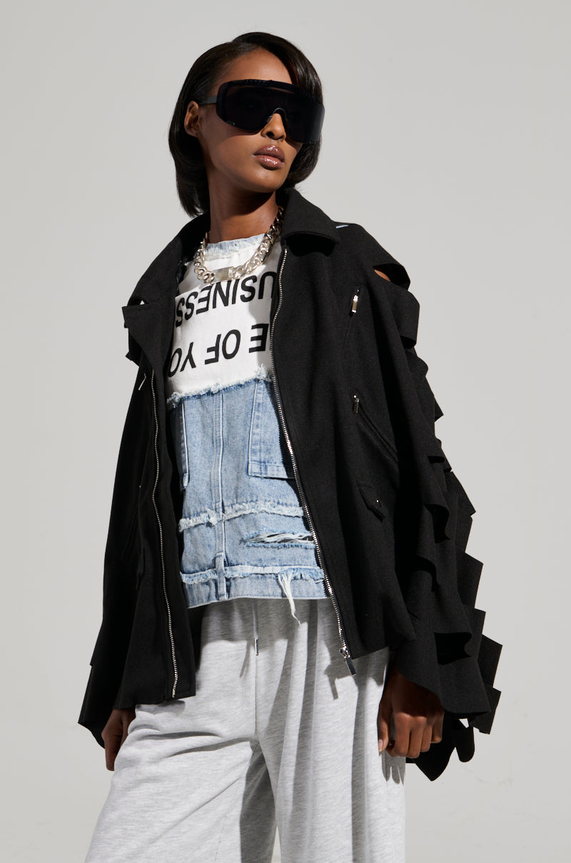 VALLE CUTOUT PONCHO
