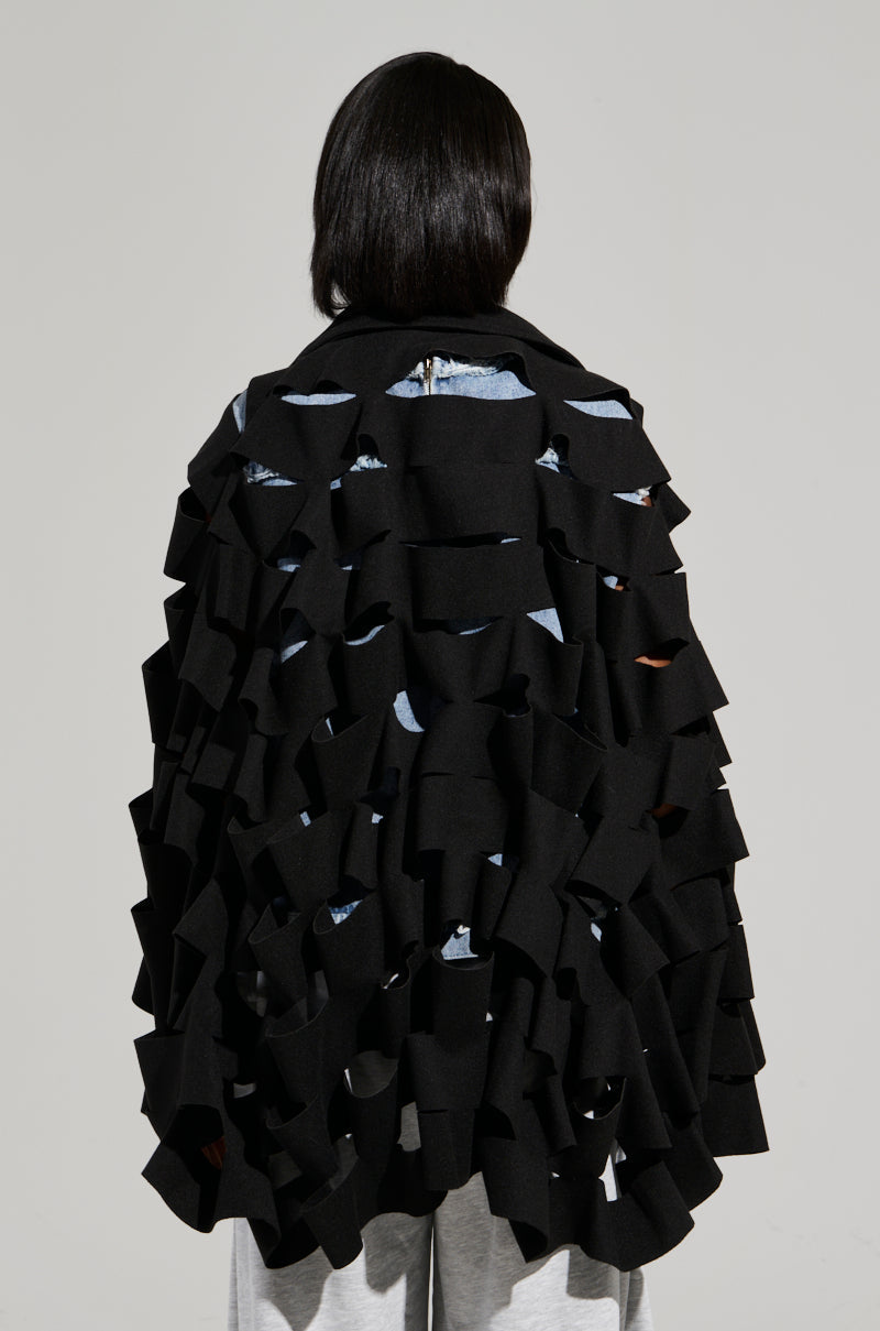 VALLE CUTOUT PONCHO