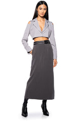ALINA PINSTRIPE MAXI SKIRT