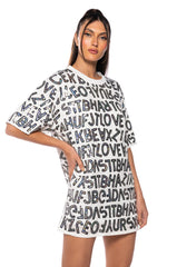 ALPHABET GIRL T-SHIRT