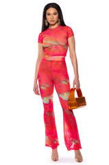 ARI PRINTED MESH TSHIRT