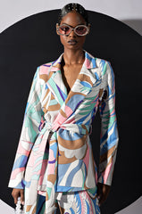 BREE PRINTED BLAZER