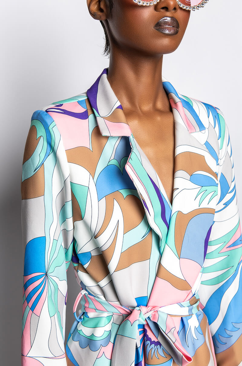 BREE PRINTED BLAZER