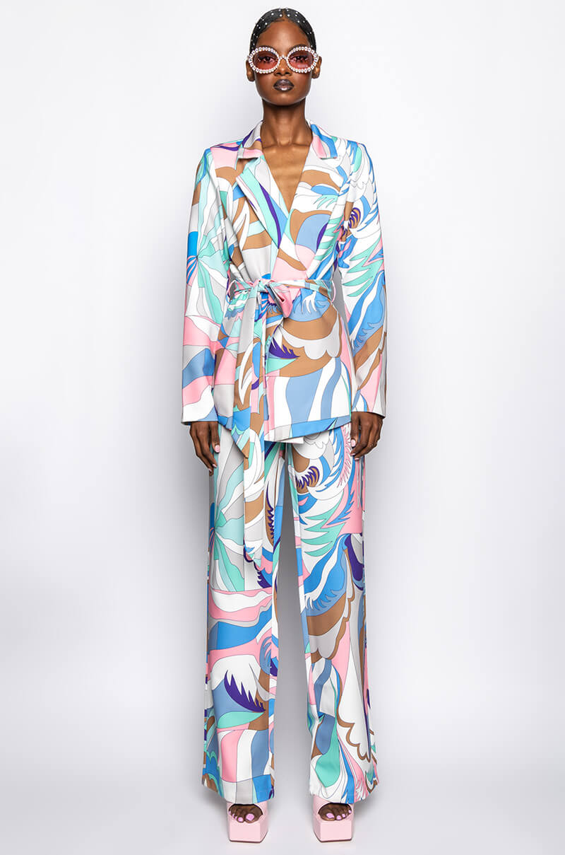 BREE PRINTED BLAZER