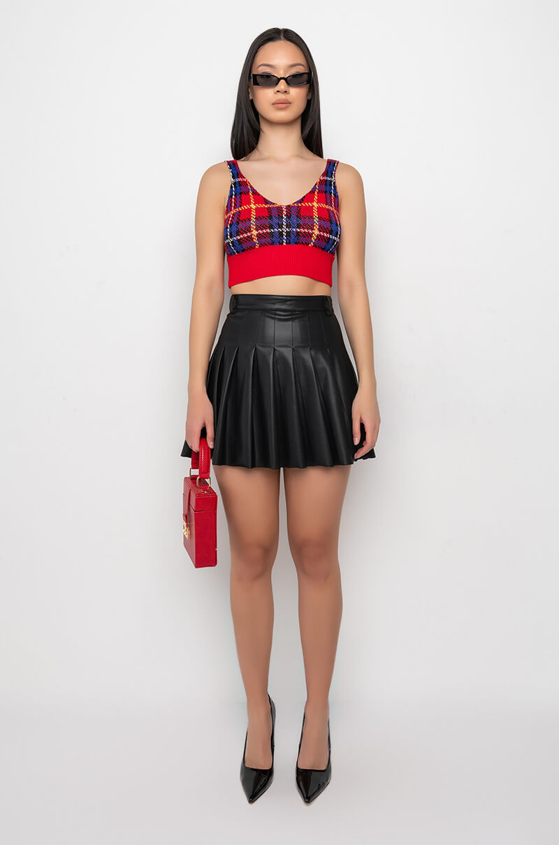 BLAIRE CROP KNIT BRALETTE