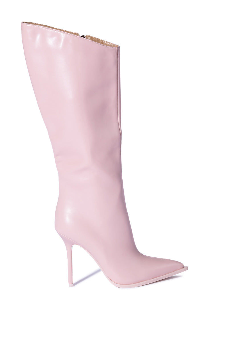 AZALEA WANG SILOS STILETTO BELOW THE KNEE BOOT