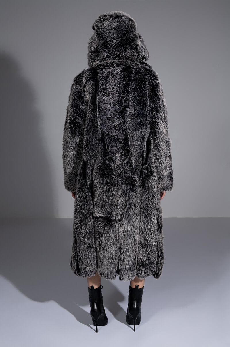 ALL THAT FAUX FUR LONG COAT