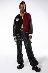 BACK TO SCHOOL AZALEA WANG VARSITY BOMBER