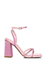 AZALEA WANG EMBELLISHED SANDAL IN PINK