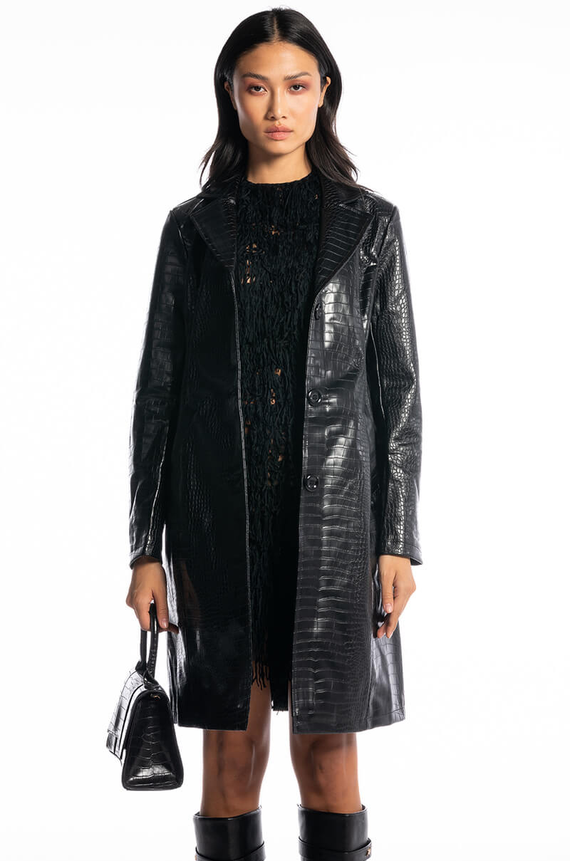 BRONX TALE LONG CROC TRENCH