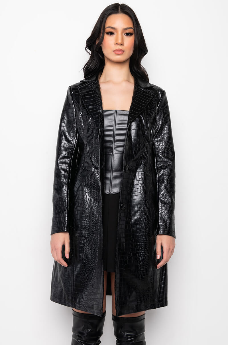 BRONX TALE LONG CROC TRENCH