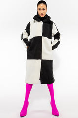 CHECK IT LONG TEDDY TRENCH