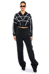 AZALEA WANG TRACK BOMBER