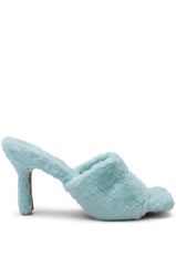 AZALEA WANG DICKINSON FUR MULE IN BLUE