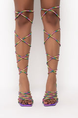 AZALEA WANG EYES ON ME STILETTO SANDAL IN PURPLE