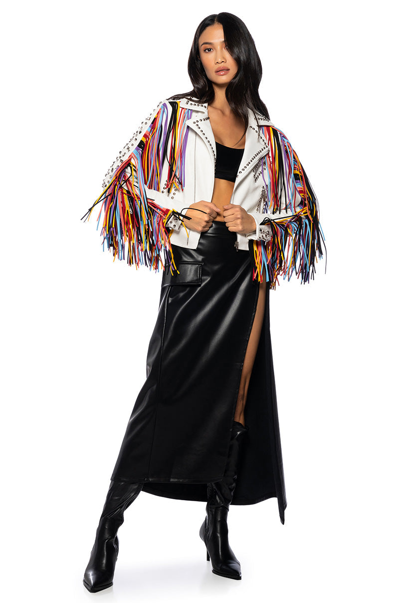 FREE RIDER FRINGE MOTO JACKET