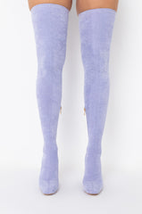 AZALEA WANG FRIDAY NIGHT STILETTO BOOT IN PERIWINKLE
