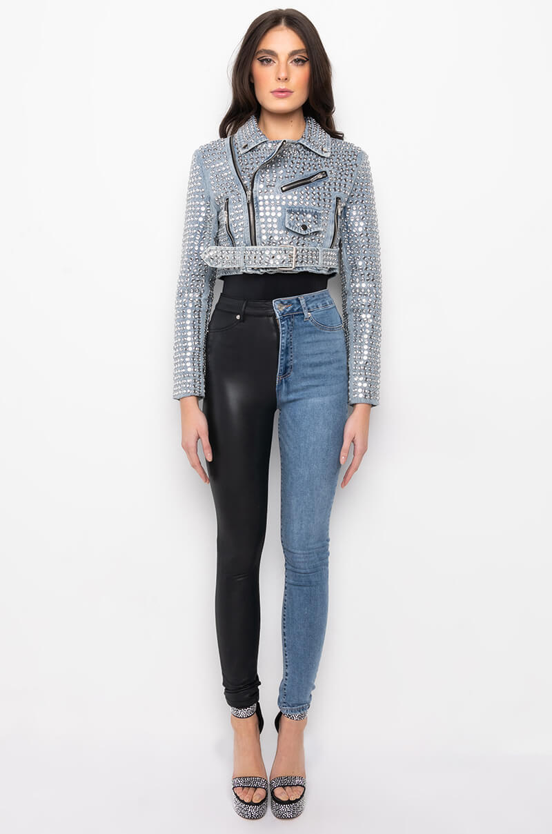 GAZETTE DENIM 3000 STUD JACKET