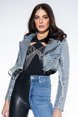 GAZETTE DENIM 3000 STUD JACKET
