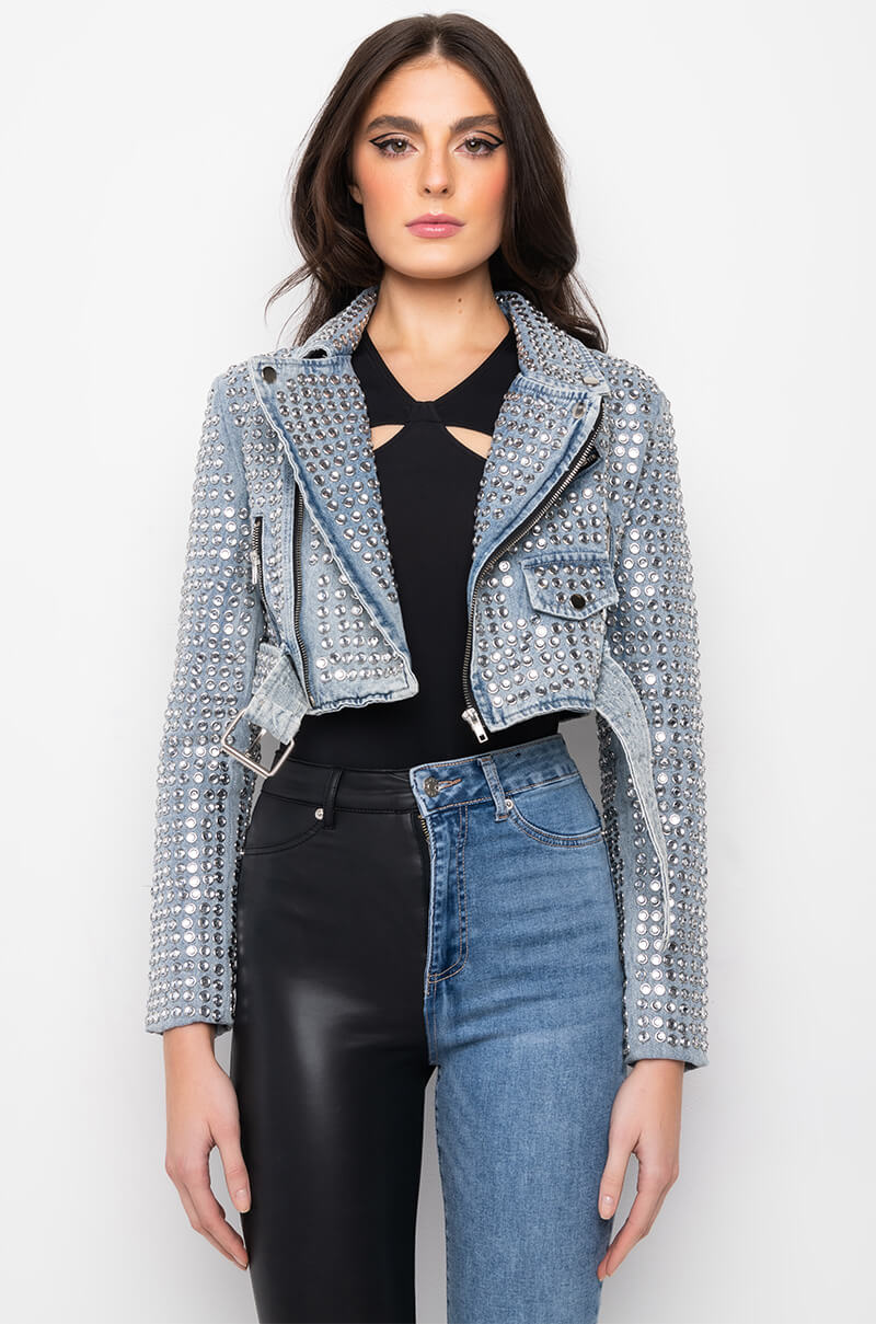 GAZETTE DENIM 3000 STUD JACKET