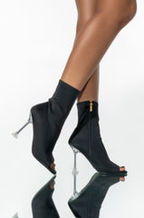 AZALEA WANG GOT ME IN THE MOOD STILETTO BOOTIE IN BLACK