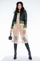 AZALEA WANG GRINCH BONDED PU JACKET