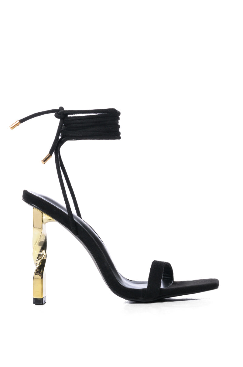 AZALEA WANG JACEY NOVELTY HEEL SANDAL