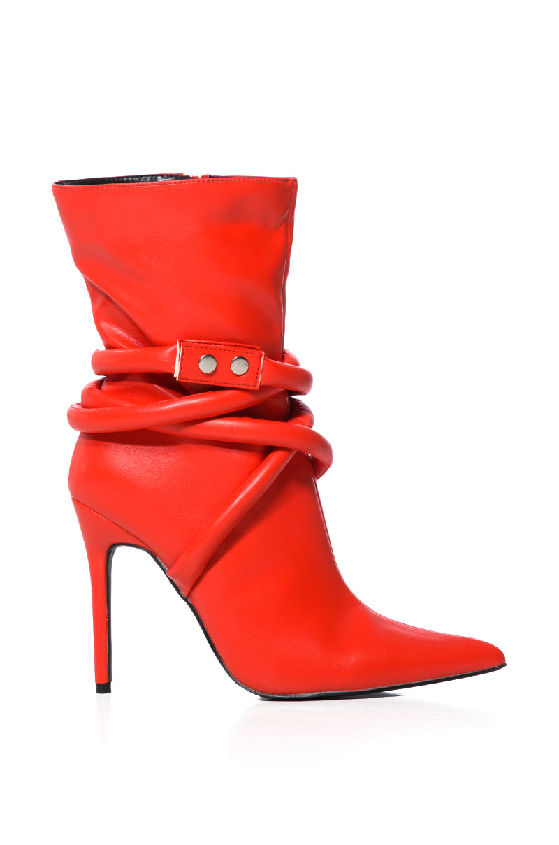AZALEA WANG RHIANNA BOOTIE IN RED