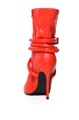 AZALEA WANG RHIANNA BOOTIE IN RED