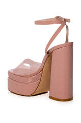 AZALEA WANG KAMILAH CHUNKY PUMP IN PINK