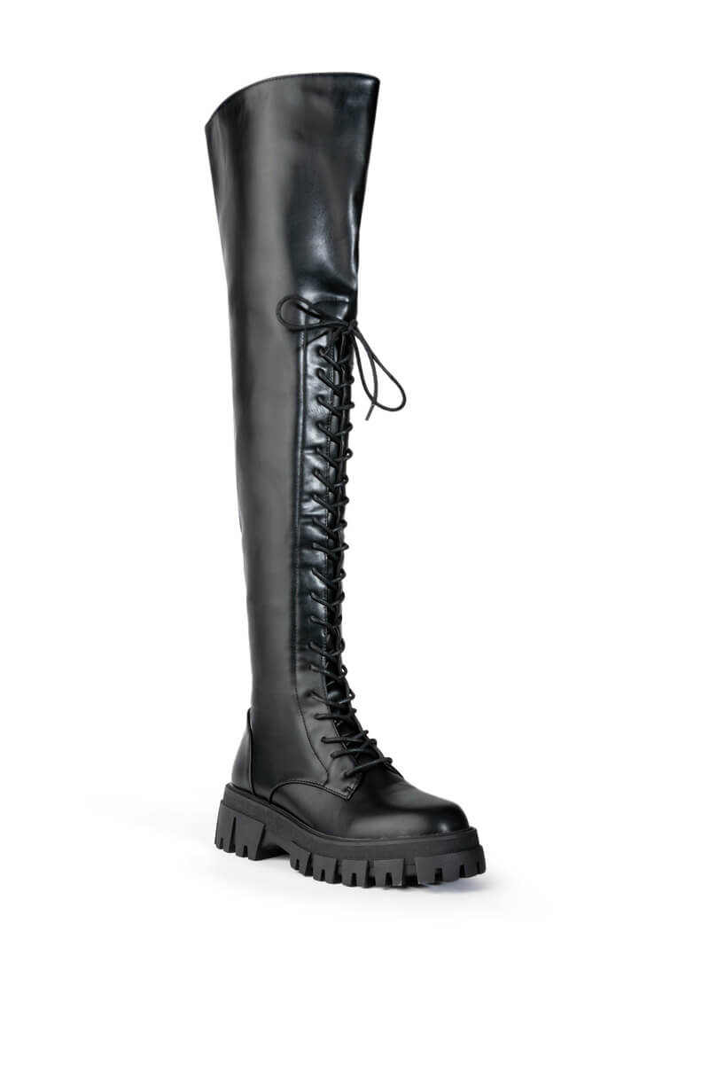 AZALEA WANG KANE BUCKET BOOT IN BLACK