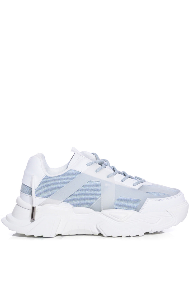 AZALEA WANG MCKINNEY DENIM SNEAKER