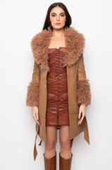 MOHAIR CAMEL TRENCH