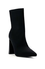 AZALEA WANG MOSCATO NEOPRENE BOOTIE IN BLACK