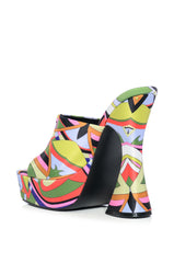 AZALEA WANG NAKISHA SATIN CHUNKY MULE