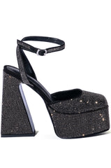 AZALEA WANG NESSA EMBELLISHED PUMP IN BLACK