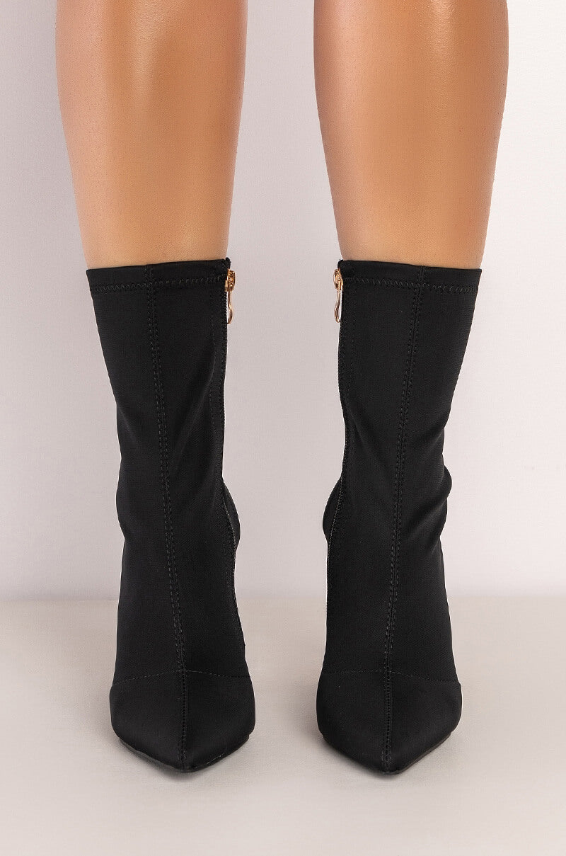 AZALEA WANG NOTHING LASTS FOREVER CHUNKY BOOTIE IN BLACK