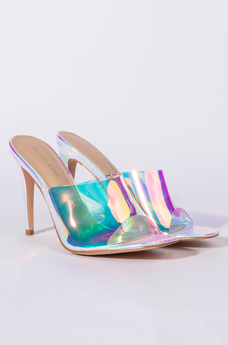 AZALEA WANG ON MY MIND STILETTO SANDAL IN MERMAID