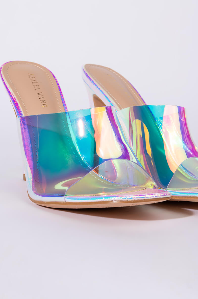 AZALEA WANG ON MY MIND STILETTO SANDAL IN MERMAID