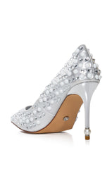 AZALEA WANG PEARL WORLD PUMP IN SILVER