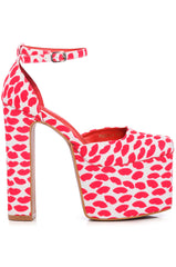 AZALEA WANG PRISCILLA PRINTED PLATFORM PUMP