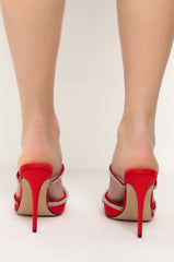 AZALEA WANG PUT A RING ON IT STILETTO PUMP IN RED