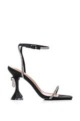 AZALEA WANG RENATA BLACK STILETTO SANDAL